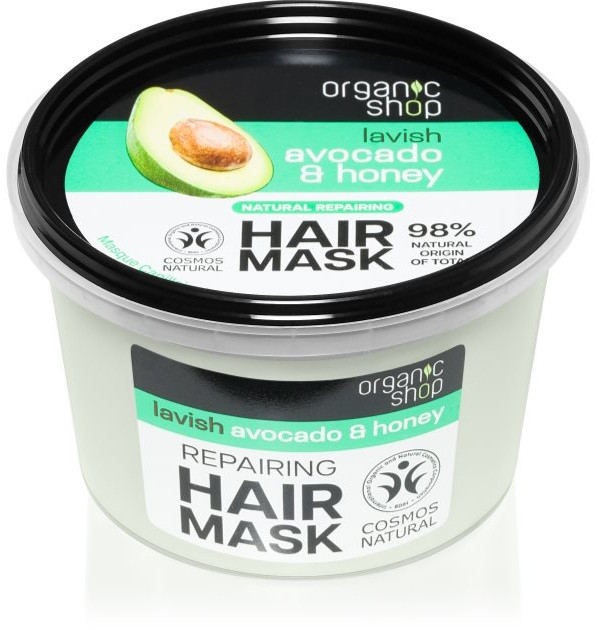 Organic shop 250ml avokádo maska na vlasy Organic shop 250ml avokádo maska na vlasy